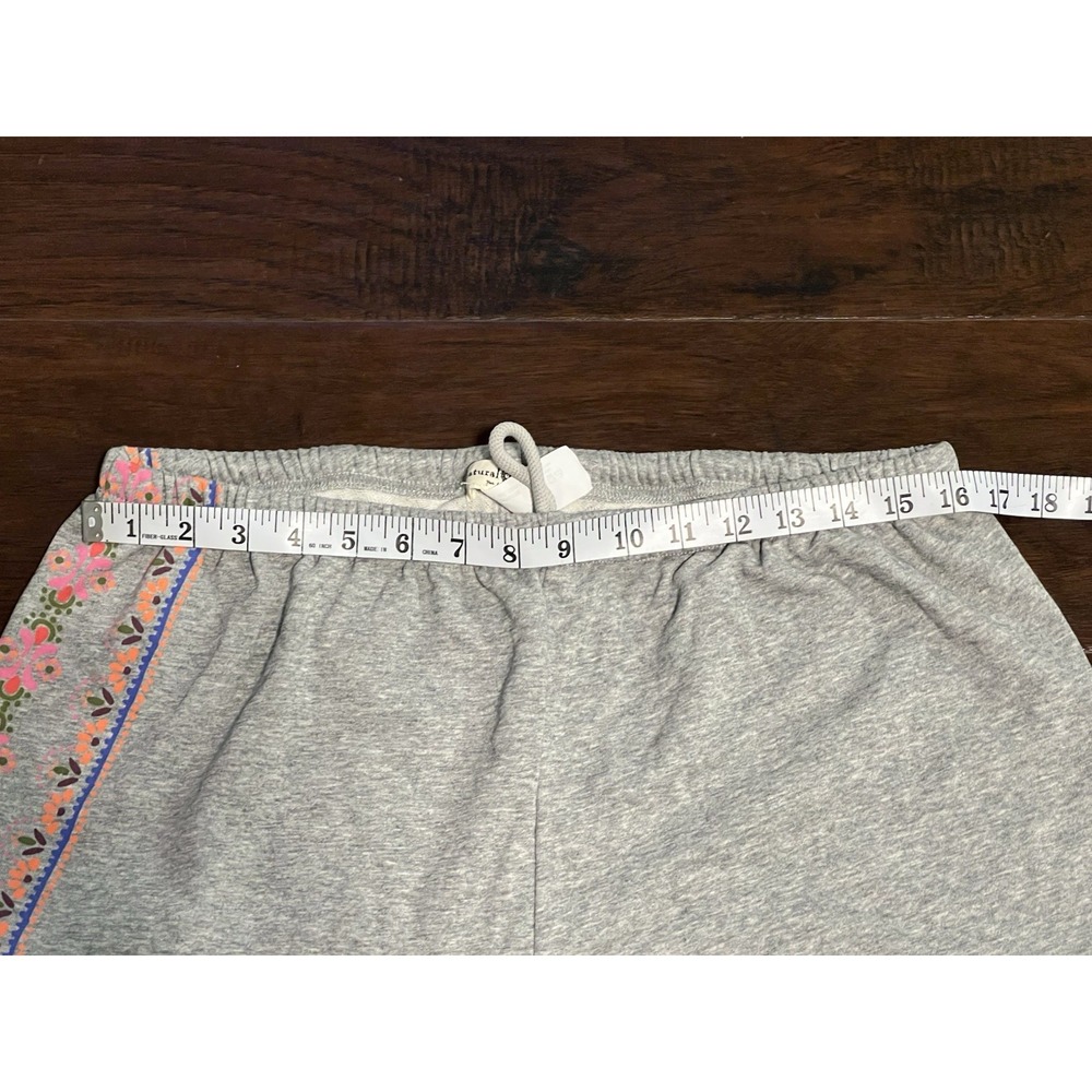 Natural Life Sz L Graphic Boho Jogger Sweatpants Love Floral Lounge Comfy - Picture 4 of 5